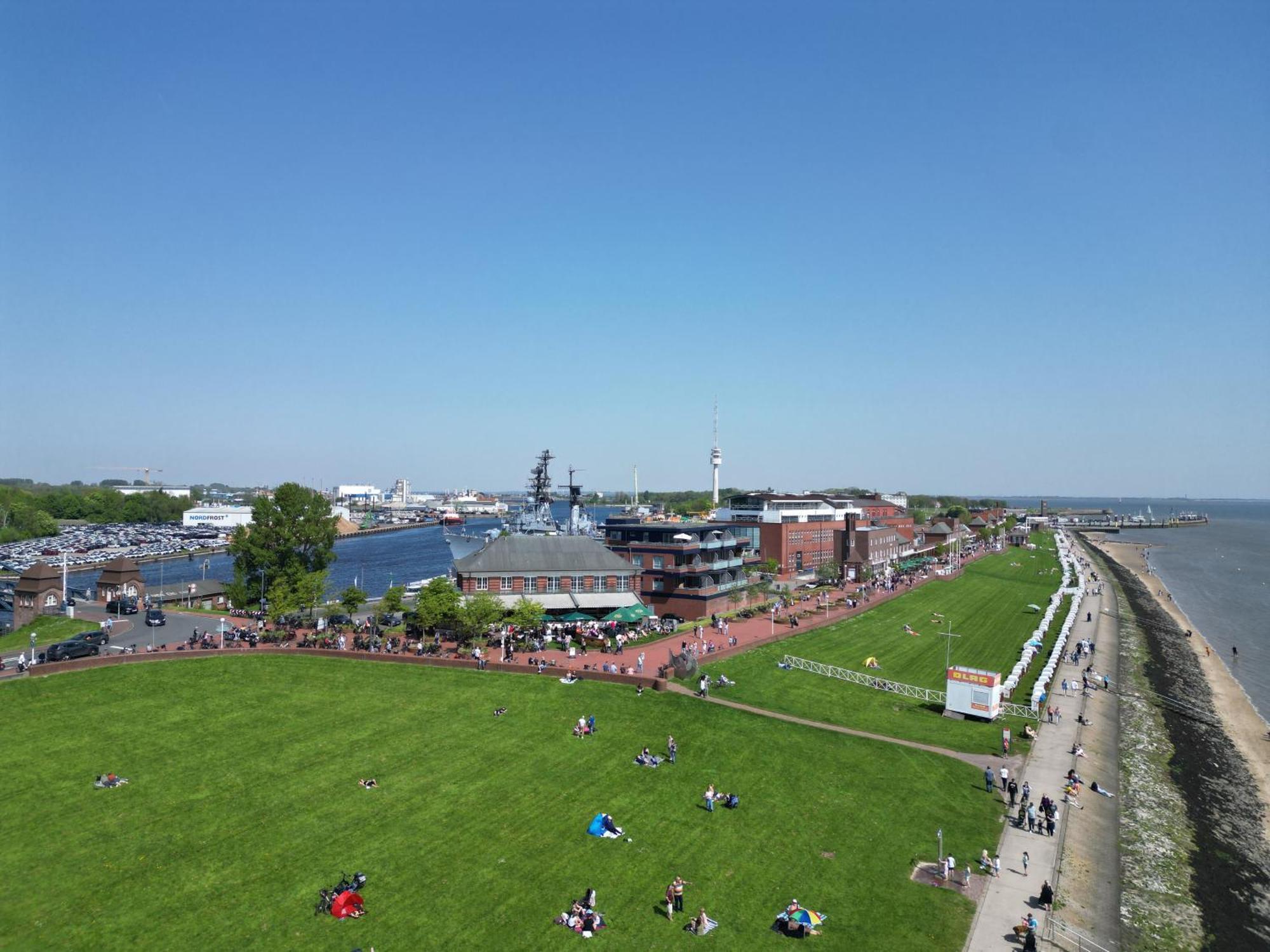 Strand-Apartment, Strandkorb, Meeresrauschen, Parkplatz Wilhelmshaven Exterior photo